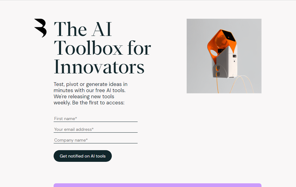 Ai Toolbox For Innovators
