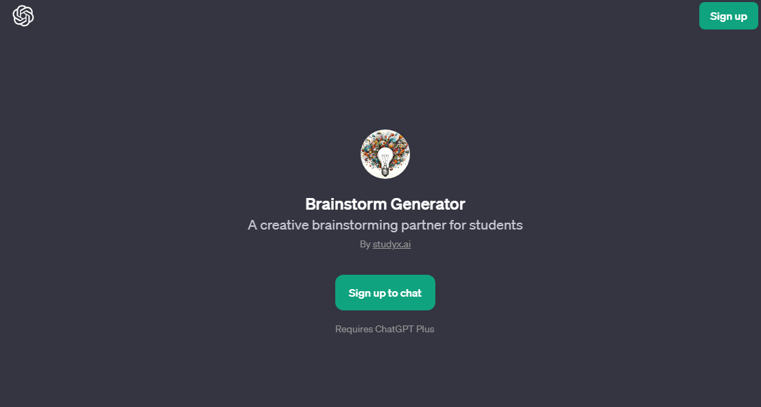 Brainstorm Generator