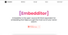 Embedditor