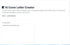 AICoverLetterCreator