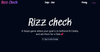 Rizz Check