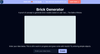 Brick Generator