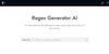 Regex Generator AI
