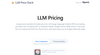 LLM Price Check