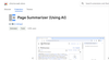 Page Summarizer Using AI