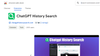 ChatGPT Conversation Search