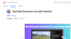 Gemini-powered AI Summarizer - Chrome Extension