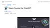 Token Counter for ChatGPT - Chrome Extension