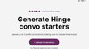 Hinge Openers AI