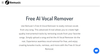 ReMusic AI Vocal Remover