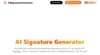 AI Signature Generator