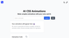 AI CSS Animations