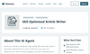 SEO Optimized Article Writer - Aisento