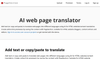 AI web page translator by pagesection.com