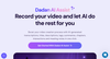 Dadan - Online Video Creation platform