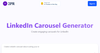 LinkedIn Carousel Generator by 2PR