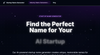 StartupNameGenerator