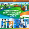 Transforming Agriculture and Healthcare with AI in India