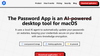 The Password App
