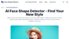 AI Face Shape Detector