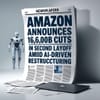 Amazon Announces 16,000 Job Cuts in Second Major Layoff Amid AI-Driven Restructuring