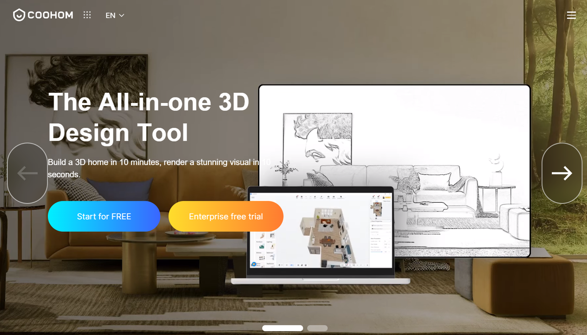 Coohom - 3D Home Interior Design AI Tool