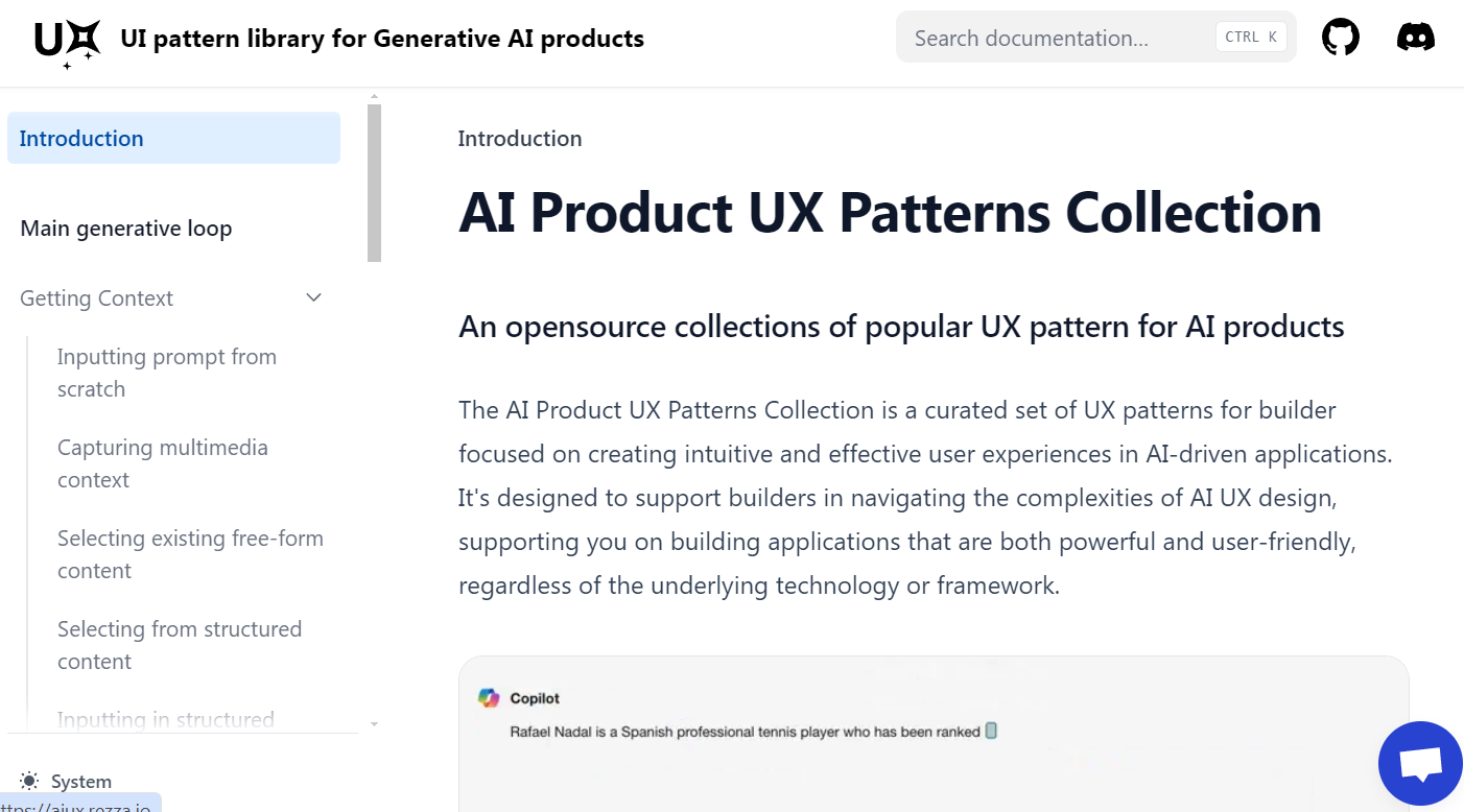 AI Product UX Pattern Collection