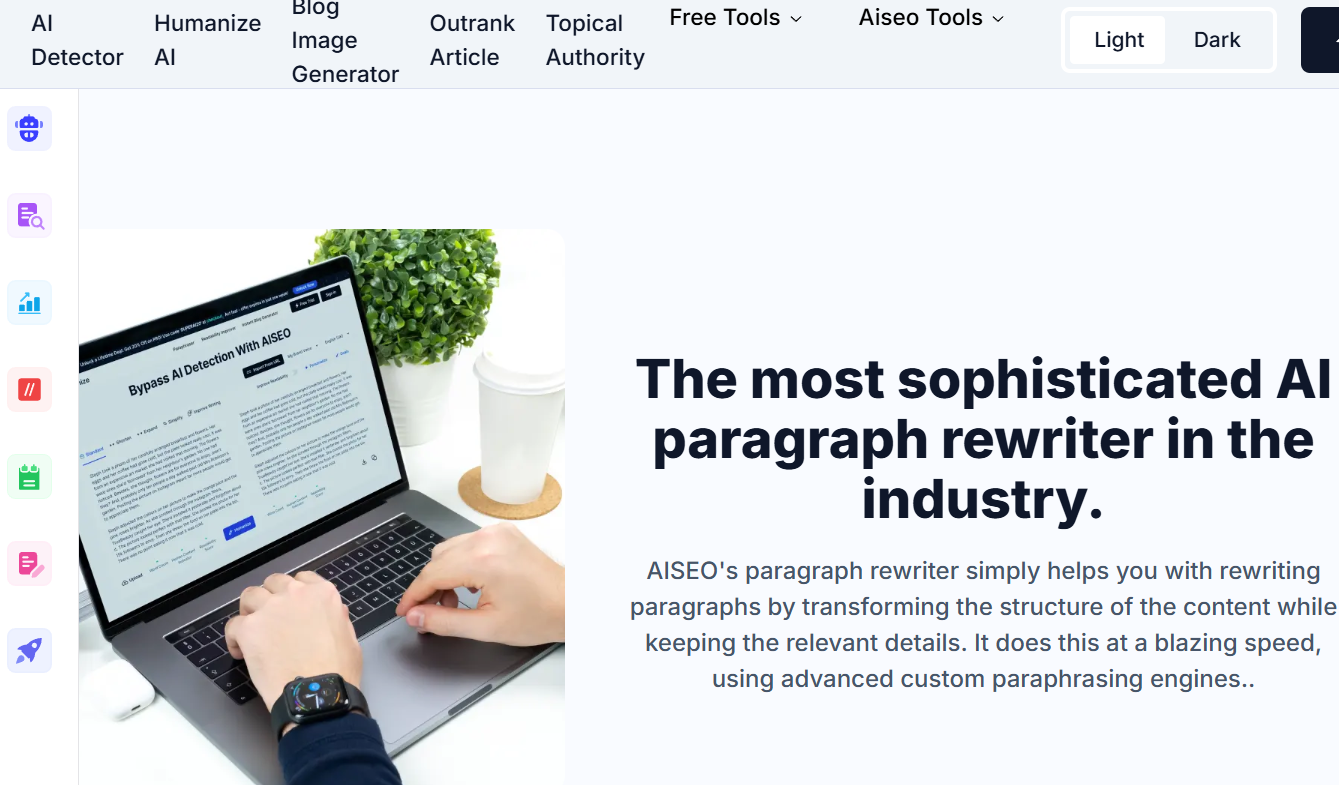 Free AI Paraphrasing Tool visual data 2