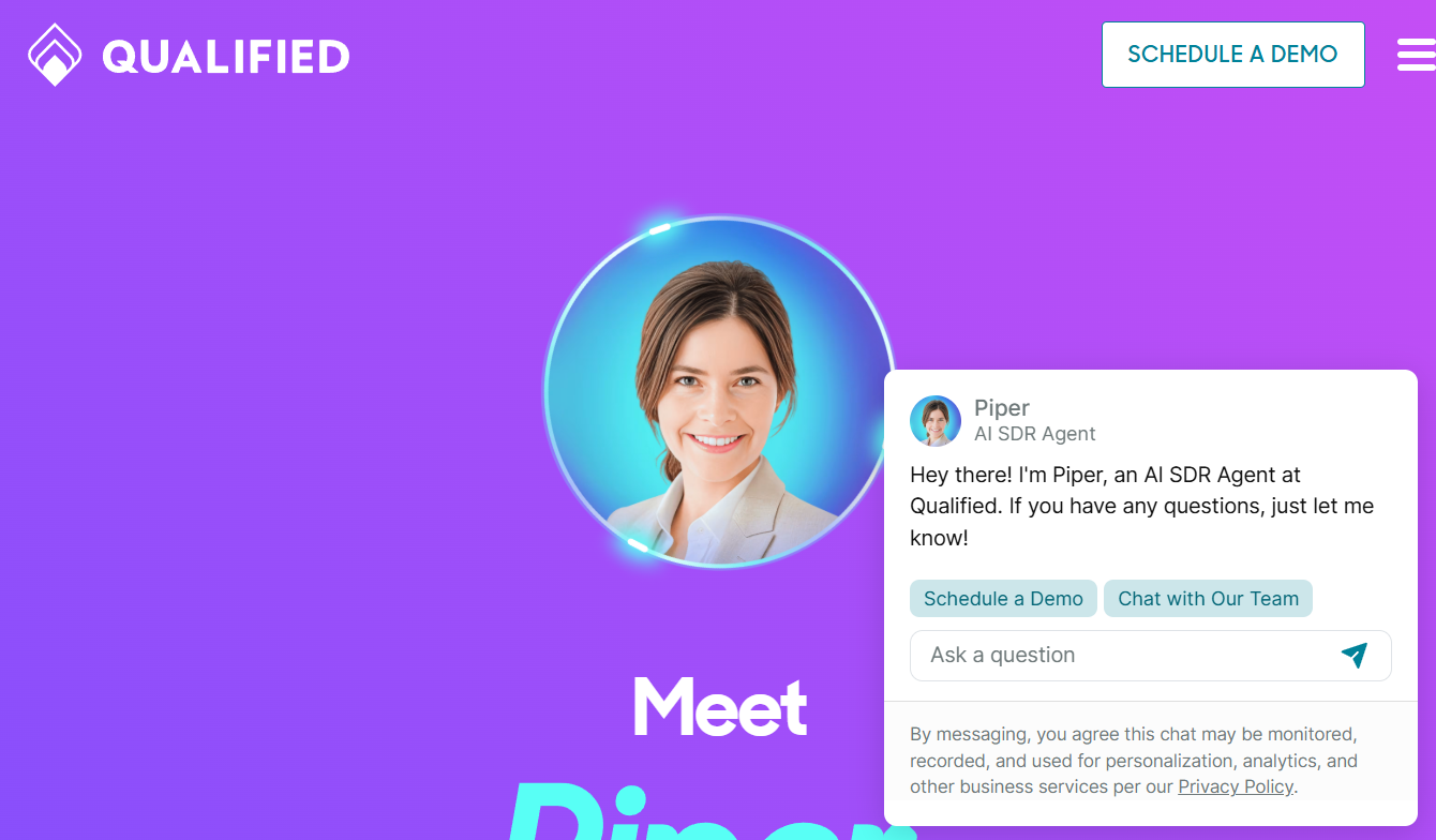 PIPER THE AI SDR AGENT visual data 5